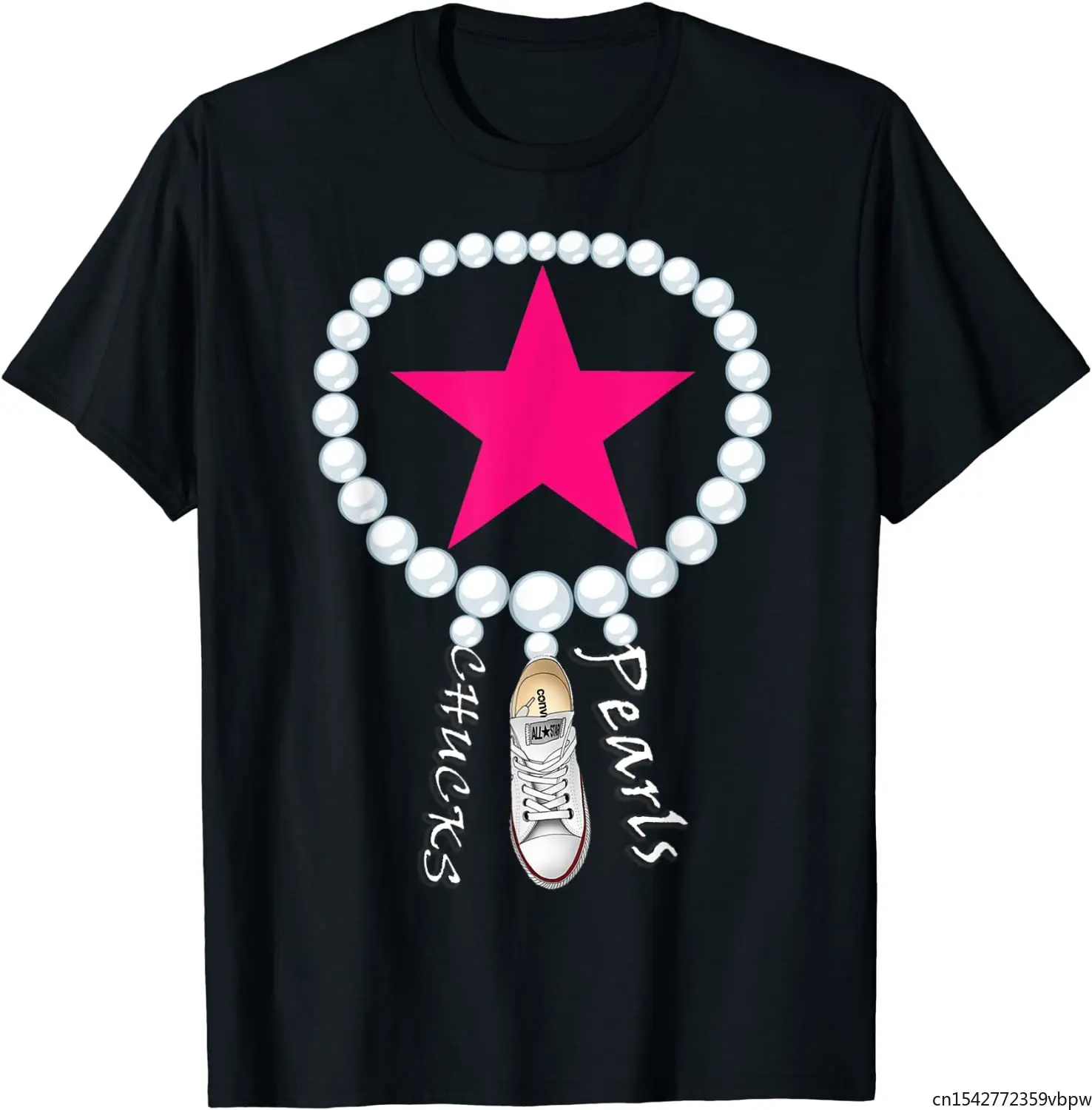 

Chucks & Pearls Kamala Funny Women Girls T-Shirt Unisex Tee