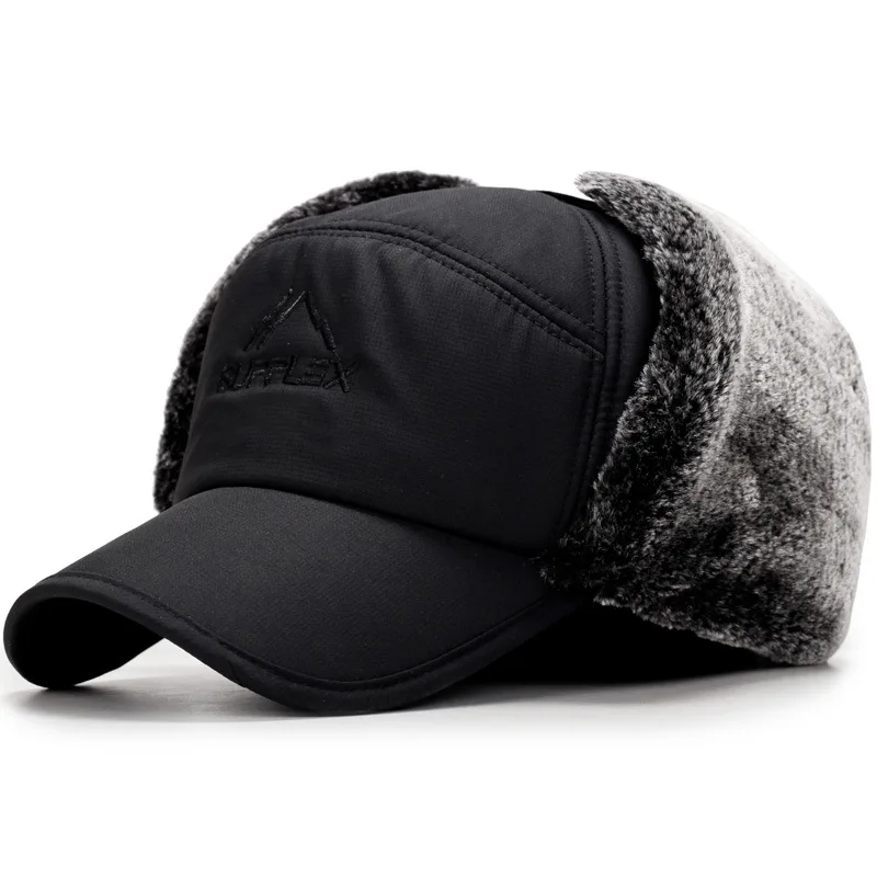 

[FEILEDIS]Men Women Outdoor Riding Hat Masked Fur Hats Winter LadiesThick Warm Keeping Ears Protection Bicycle Cycling SkiingHat