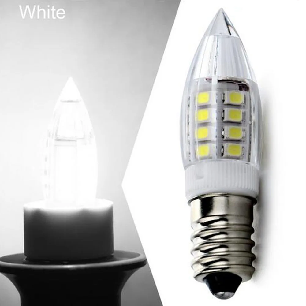 

10Pcs/Lot 2700-6500K AC 220V 33LEDS 4W Mini 2835 E14 LED Bulbs Lamp 360 Degree Replace For Crystal Warm Cold White