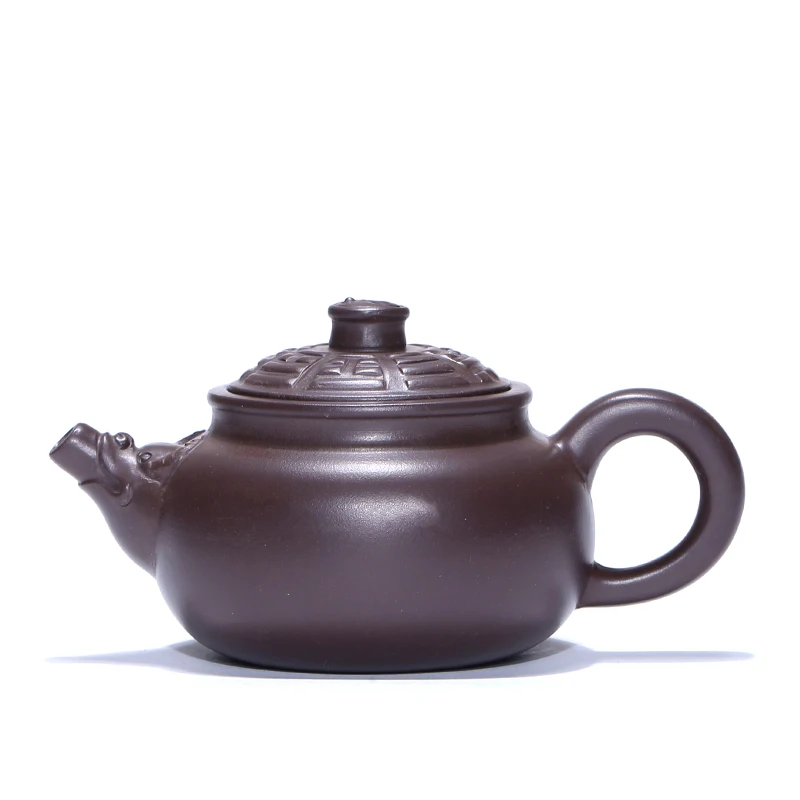 

Yixing recommended undressed ore purple clay cattle turned things around capacity of 150 ml new tea set LingYanQin