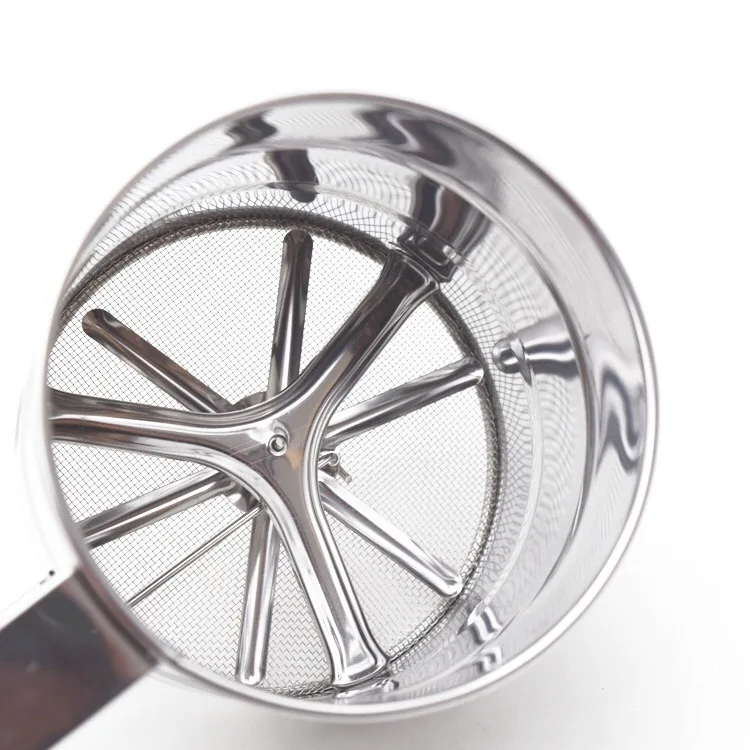 Инструменты для выпечки полуавтоматическое ручное сито муки маленькое порошка