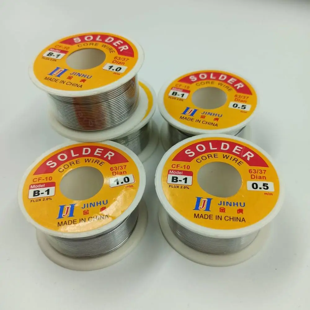 100g 0.6/0.8/1/1.2 63/37 FLUX 2.0% 45FT Tin Lead Wire Melt Rosin Core Solder Soldering Roll No-clean | Инструменты