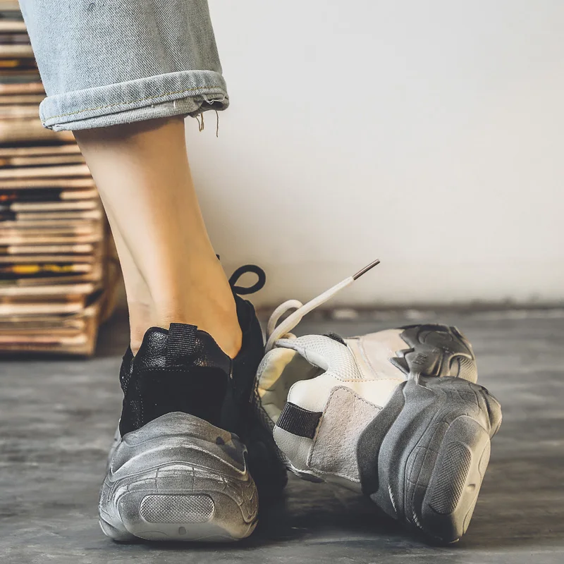 Новинка 2019 года Лидер продаж обувь для папы в старом стиле Городские кроссовки на