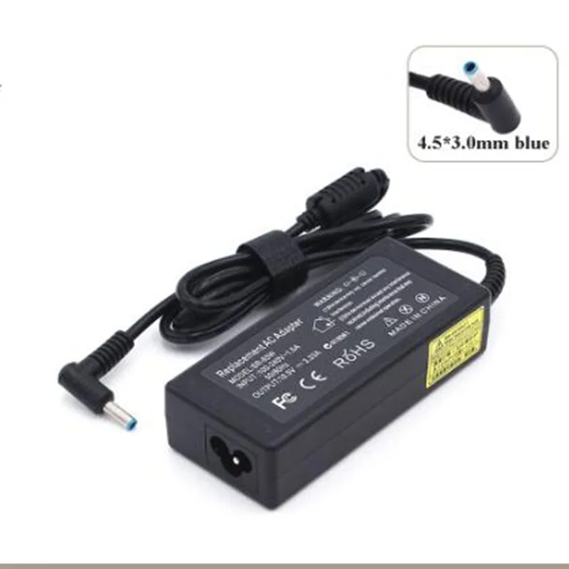 

19.5V 3.33A 4.5*3.0mm Blue tip 65W laptop AC power adapter charger for HP Chromebook 11 G4 EE, 11 G5, 11 G5 EE, 14 G3 246 G4 248