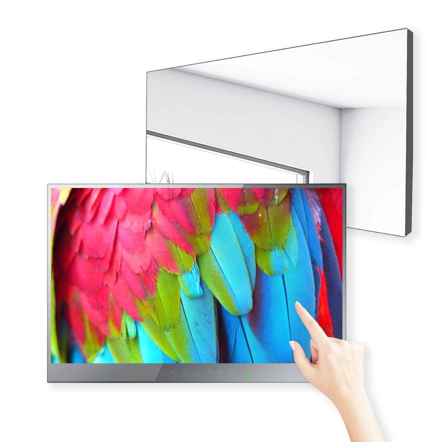 Soulaca Новый 22-дюймовый сенсорный зеркальный водонепроницаемый телевизор для