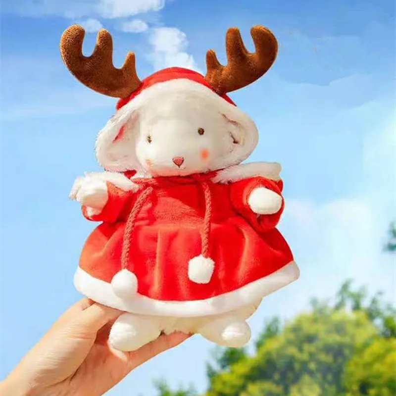 

ins hot American Sitting Lamb Bunnies high quality Gift Plush Toy stuffed Doll super cute gift for kids and girlfriends
