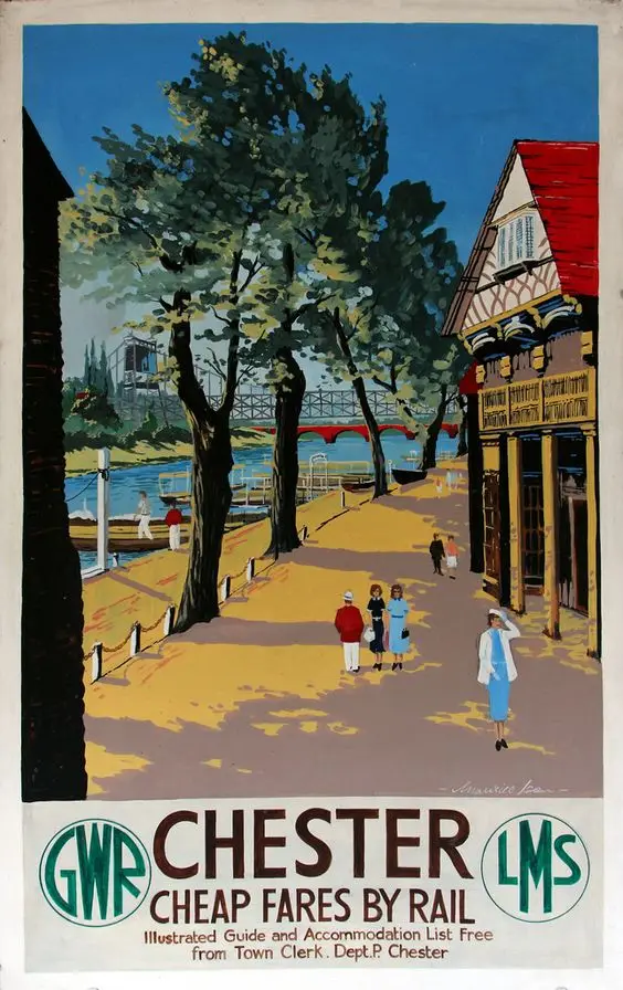 Британские Железнодорожные Путешествия Брайтон и хов Ретро Винтаж крафт плакат