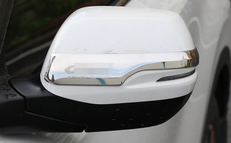 4 Цвета автомобиль из нержавеющей стали отделка зеркала дверцы боковое зеркало