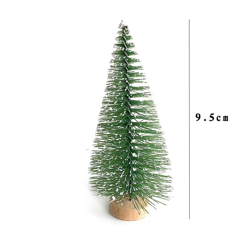 Christmas tree 1 BAIUFOR Рождественский миниатюрный Санта Клаус сани олень подарок поезд статуэтки для террариума Феи садовый Декор снежный Пейзаж Модель - Цвет: Christmas tree 1