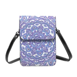 Image for Lilac Spring Doodle Bohemian Shoulder Bag Mandala  