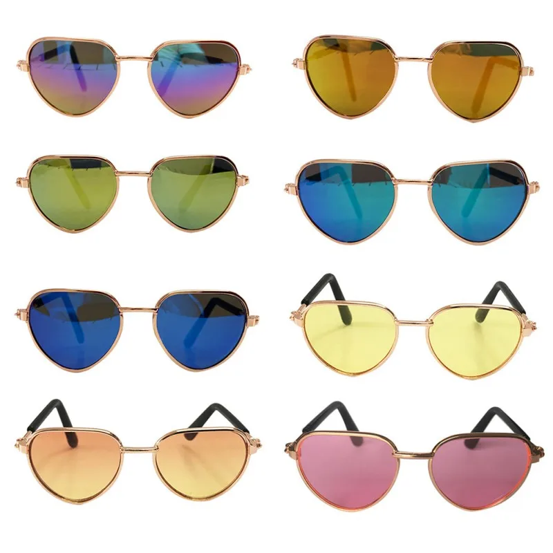 

Солнцезащитные очки для кошек, миниатюрные, собачьи очки, плюшевые собаки