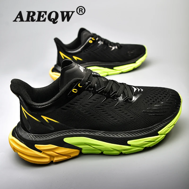 

Men's Sports Shoes Sneakers 2021 New Shock Absorption Air Cushion Ultra Light Breathable Men Casual Running Shoes Big Size 39-46