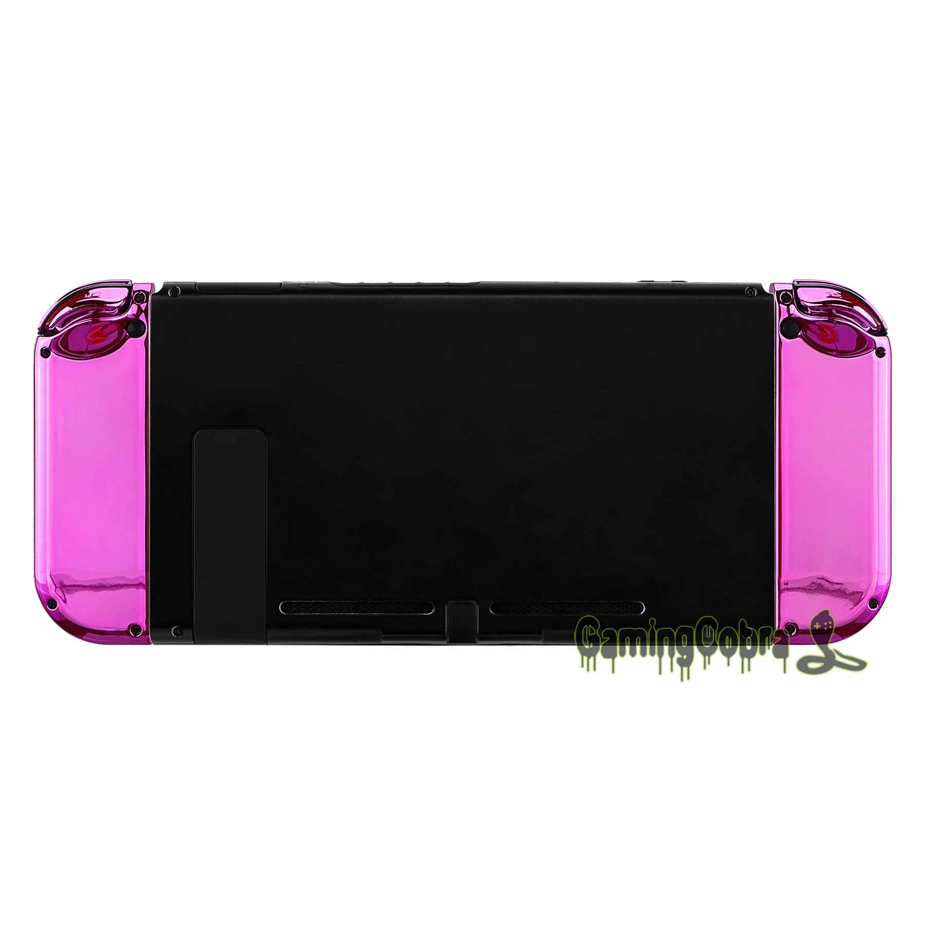 Чехол-накладка для Nintendo Switch JoyCon хромированный розовый | Электроника