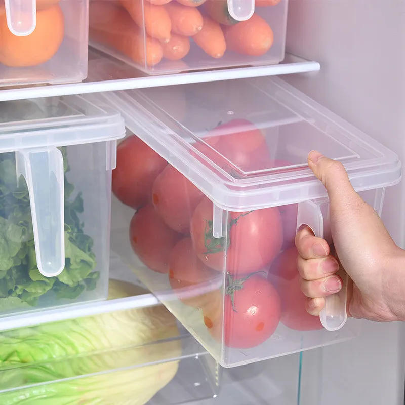 

Kitchen Transparent Sundry Storage Box Plastic Grains Beans Storage Contain Sealed Storage Box Household Kitchen Sorting Box