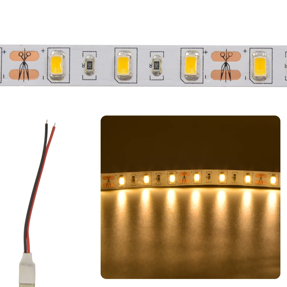 5 м супер яркий 5730 SMD 60 светодиодный s/M Теплый естественный холодный белый