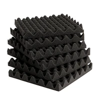 6pcs panels wedge tiles acoustic foam for ktv wall noise absorbing 30x30cm studio room high density sound proof treatment