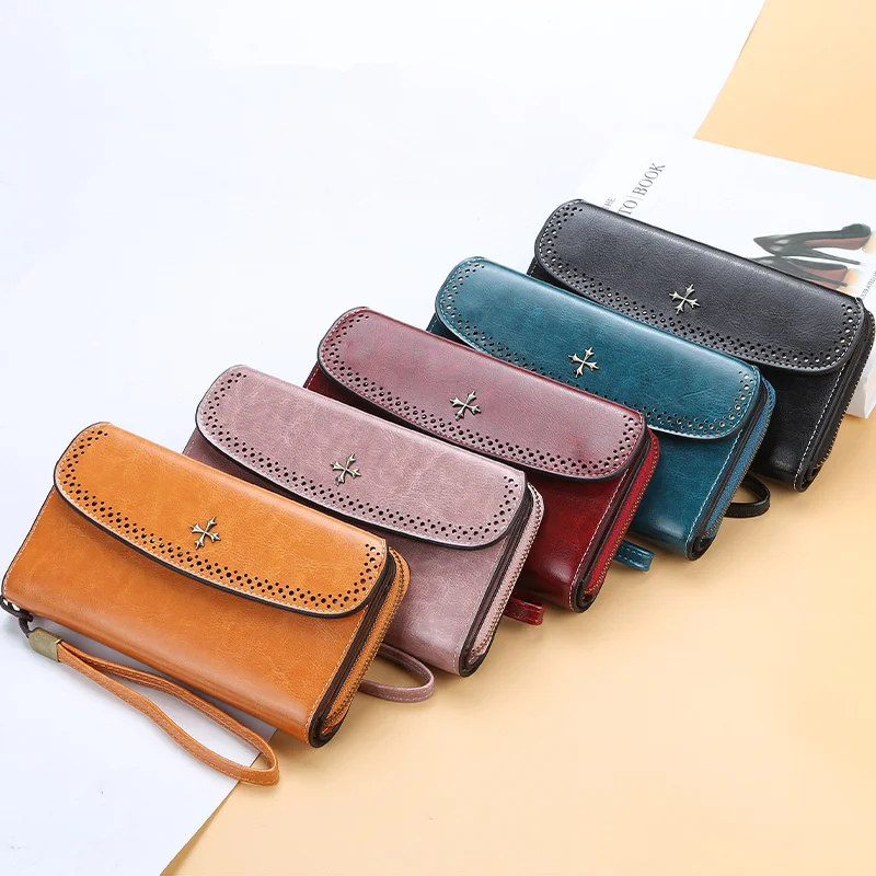 

Baellerry Luxury Designer Wallets Newest Fashion Wallet Women Card Holder Female Purse Zipper Big Clutch Wallet Dropshipping
