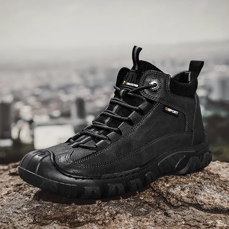 

Men Boots Snow Platform Winter Boots For Men Casual Shoes Man Breathable Shoes Men Fashion Men's Work Shoes Footwear