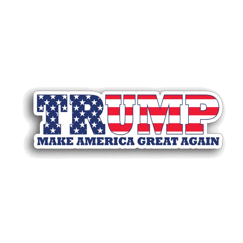 

Funny American Trump Make Great Again Car-Stickers for Bumper Rear Windshield Suv Decals Auto Exterior Decoration KK15*5cm