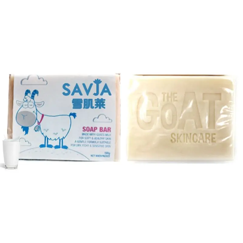 100 г мыло из козьего молока ручной работы противоаллергические увлажняющие