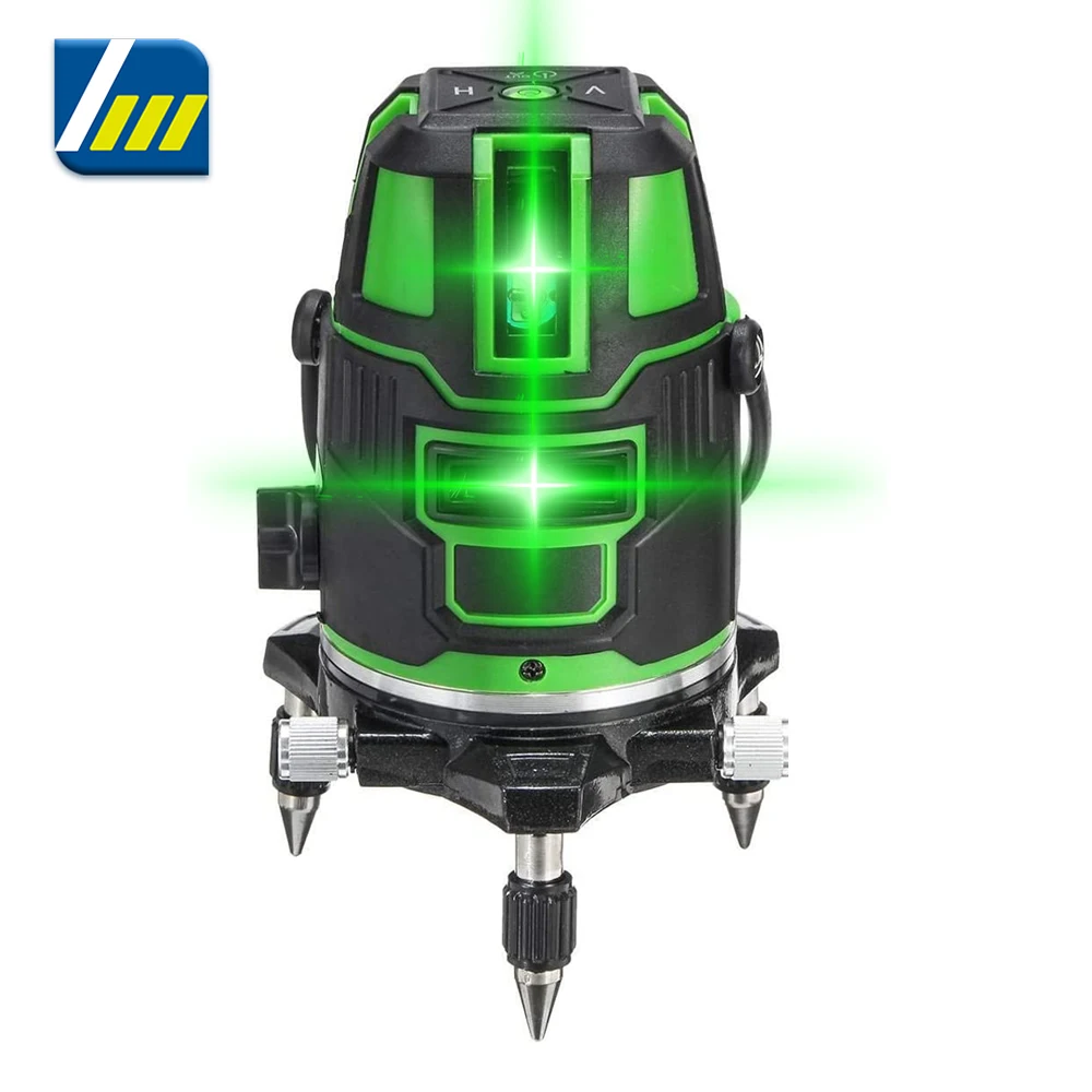 

Laser Level Green 2 3 5 Cross Lines Laser-Level Measuring Horizontal 360 Rotatable Vertical Lines Auto-balance Alarm Indoor New