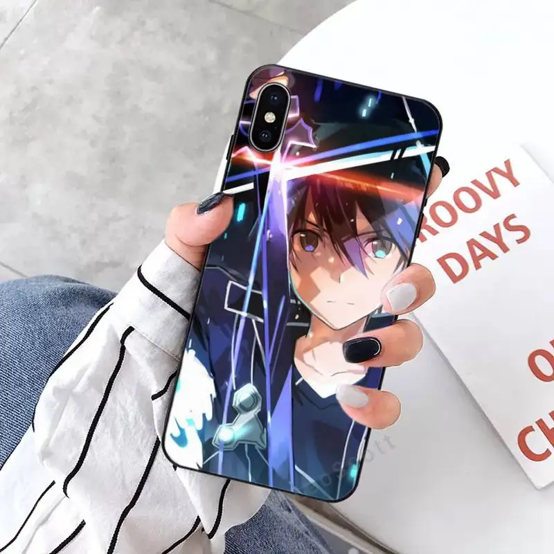 

Sword Art Online Phone Case for iPhone 11 12 mini pro XS MAX 8 7 6 6S Plus X 5S SE 2020 XR