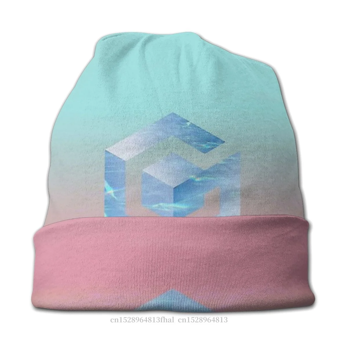 Эстетика Vaporwave арт Интернет мем Ретро зимняя теплая шапочка Шапки гэйм шапка