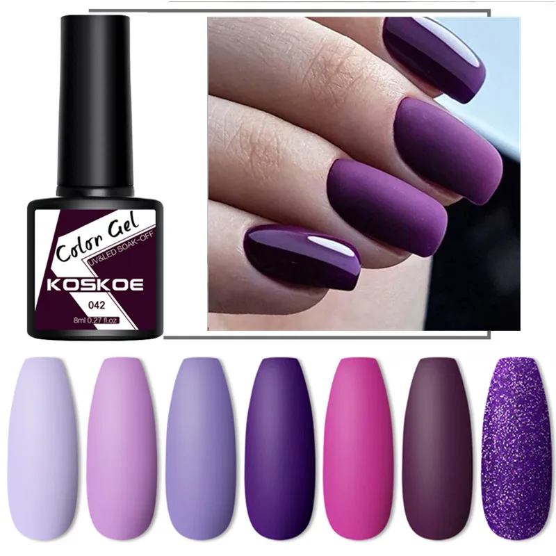 

Гель-лак для ногтей с матовым эффектом, 8 мл