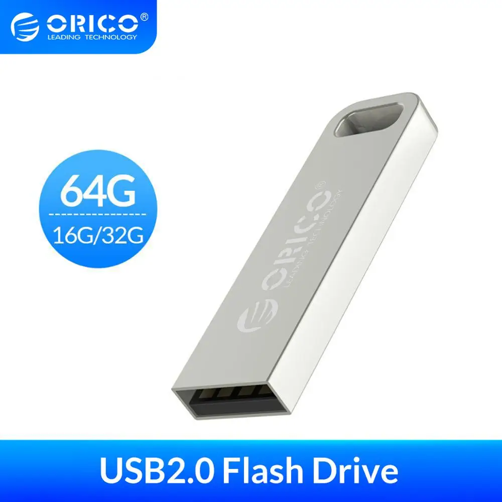 Металлический USB флеш накопитель ORICO 64 ГБ 32 16 карта памяти 2 0 водонепроницаемая