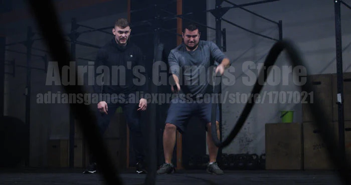9/12/15 м Боевая веревка силовых тренировок Crossfit борьба веревка выносливость Burpee шлема веревки тяжелые 10-22 кг высокое качество