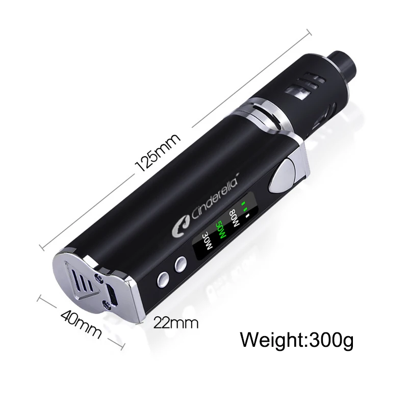 Оригинал 80 Вт vape ручка для Жидкостная электронная сигарета коробка мод комплект