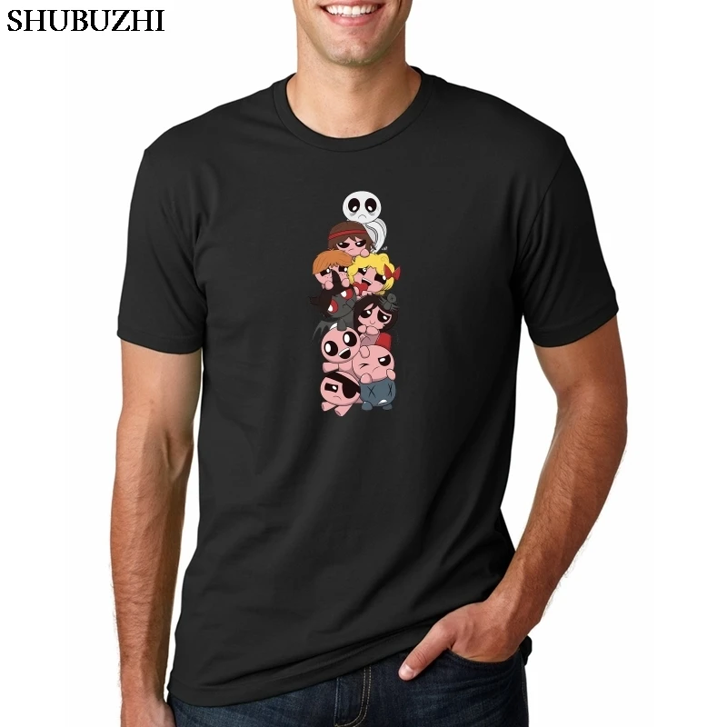 Футболка Camisetas Masculina The Binding of Isaac подростковая одежда с круглым вырезом и