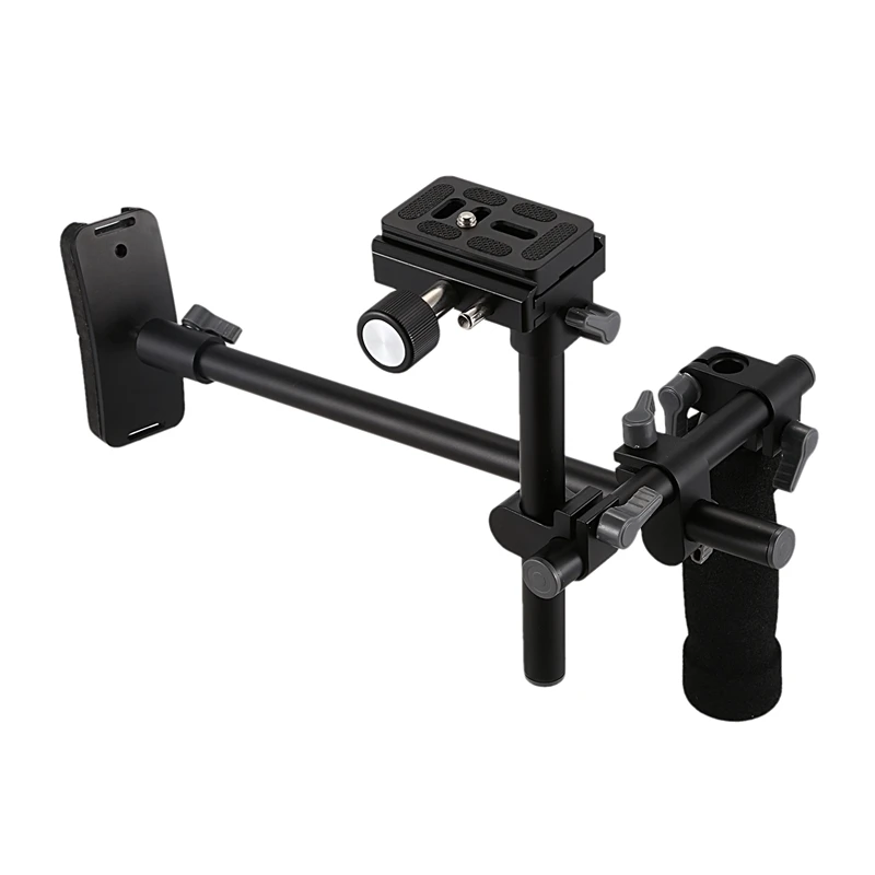 Dslr ручка поддержка плеча Риг стабилизатор Quick Release Plate 1/4 дюймов винт для камеры sony