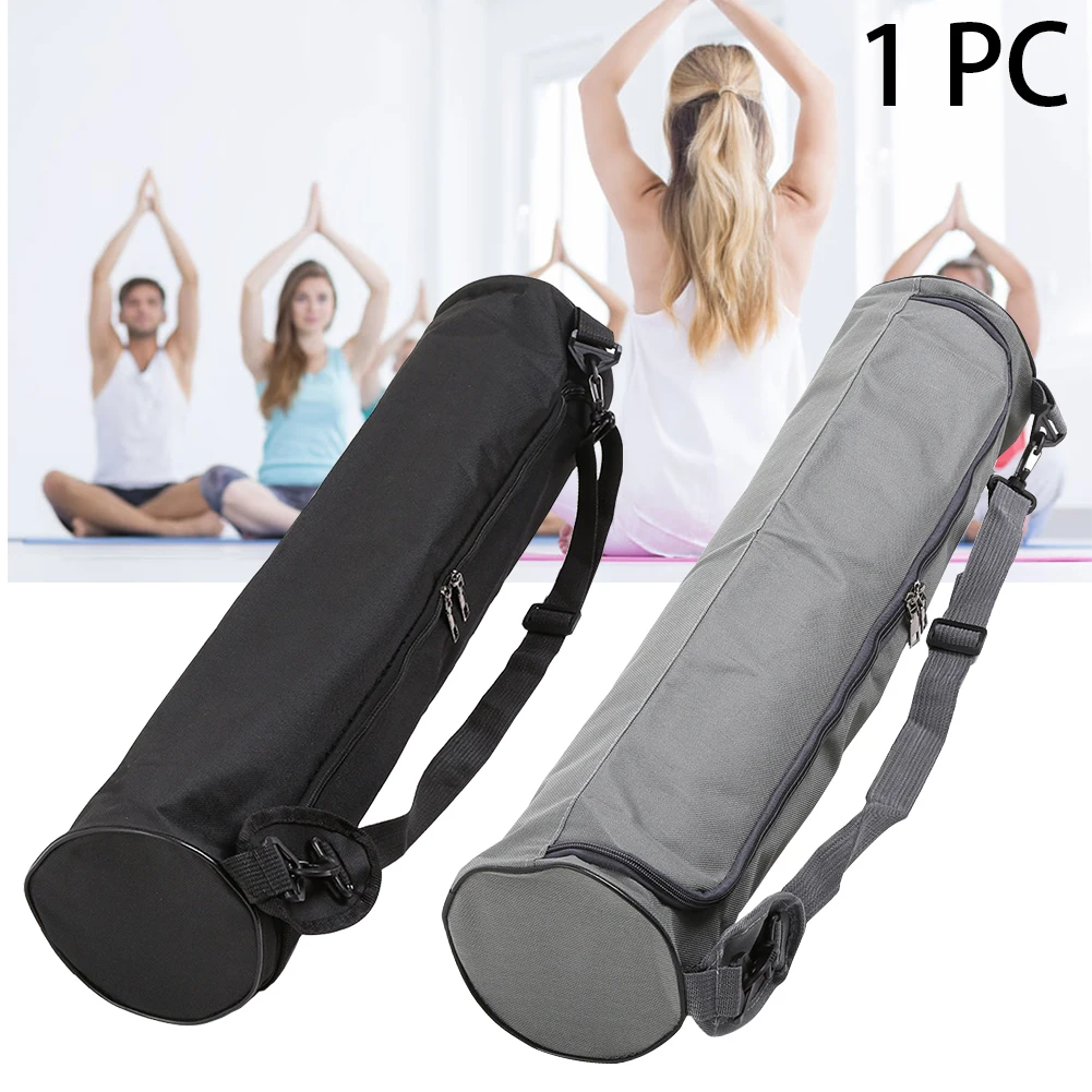 

Fitness Gym Sports Zipper Closure Portable Single Shoulder Dance Mat Canvas Waterproof Exerciese Large Capacity Yoga Pad Bag
