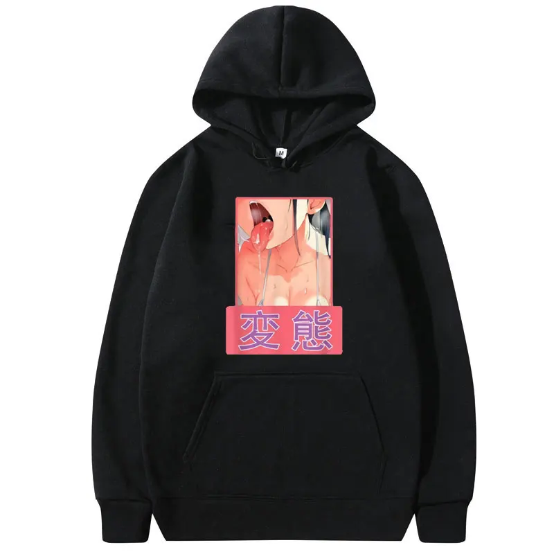 

Hentai Lewd Ahegao Girl Anime Style for Otaku Hoodie Men Women High Quality Cotton Hoodies Tops Womens Plus Size Size Sweatshirt