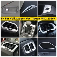 window lift dashboard air ac head light door speaker cover trim matte accessories interior for volkswagen tiguan 2016 2022