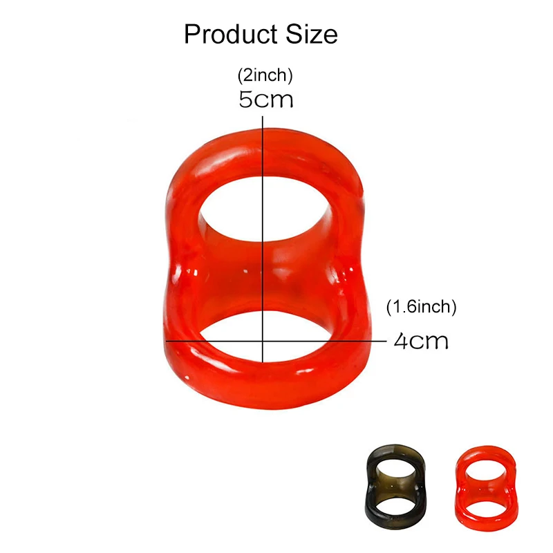 Sefllo силиконовое кольцо для пениса Целомудрие Двойное Кольцо Задержка эякуляции