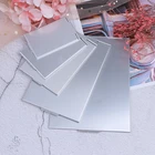 Карманное прямоугольное зеркало для макияжа, 5 размеров, сверхтонкое складное зеркало для макияжа, персонализированное портативное компактное косметическое зеркало