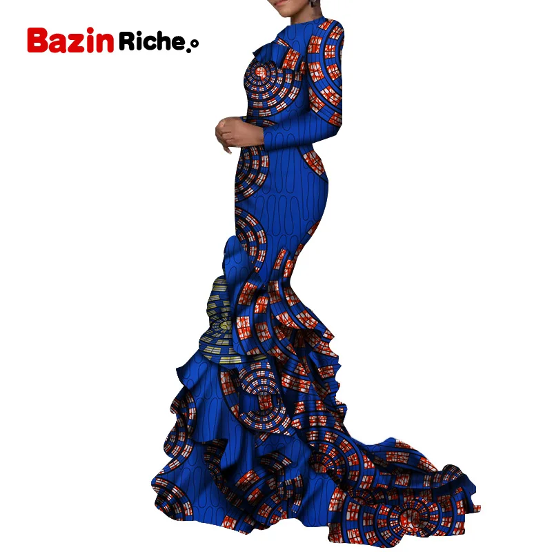 Платье женское свадебное с юбкой годе длинным рукавом батальных размеров