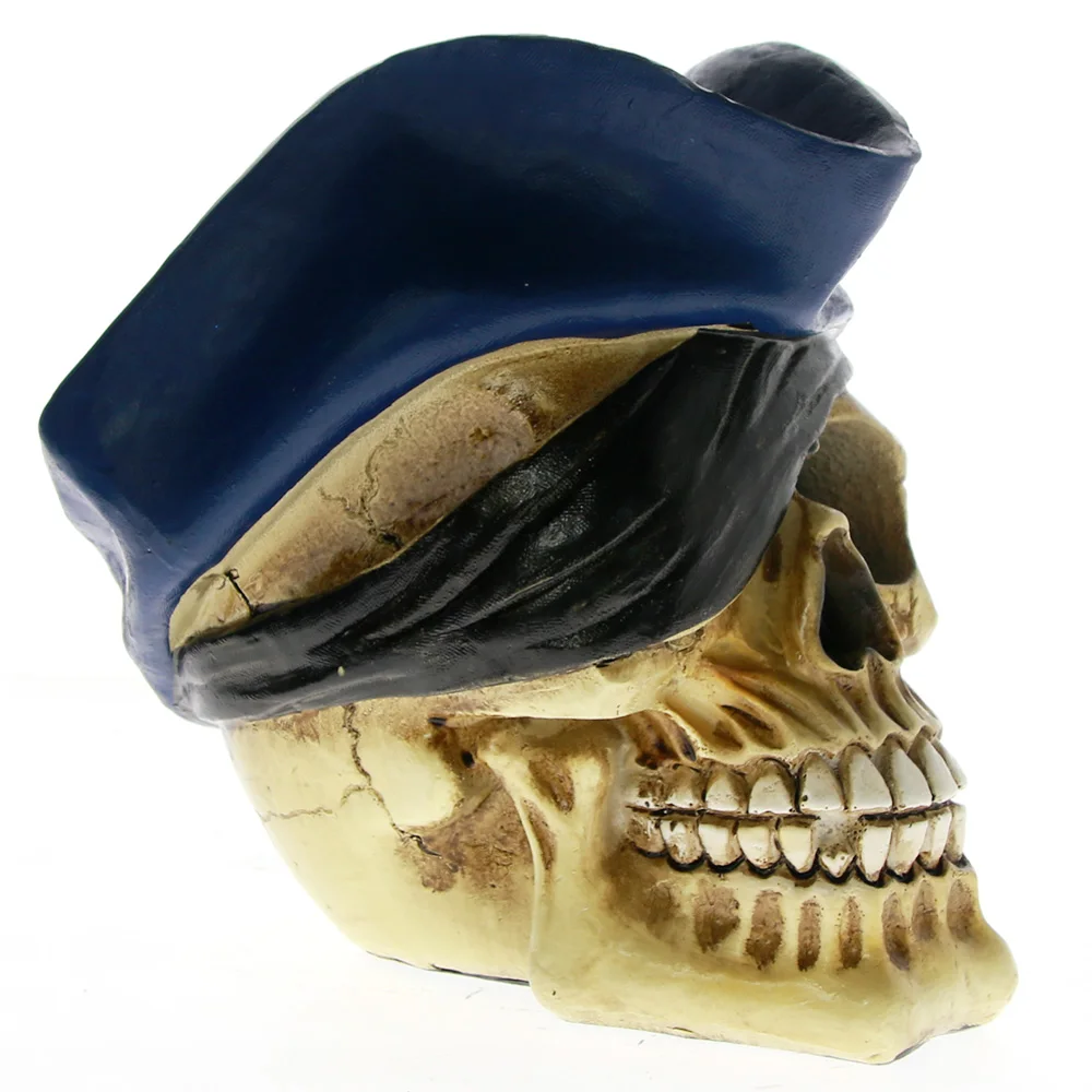 Декор Готический Пиратский череп реквизит голова викинга трикорн шляпа Swashbuckler