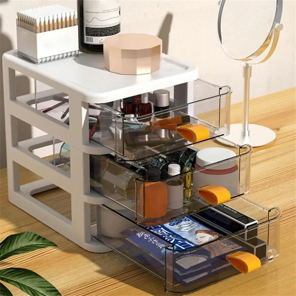 Прозрачные ящики коробки органайзер для косметики ювелирных изделий с ручкой