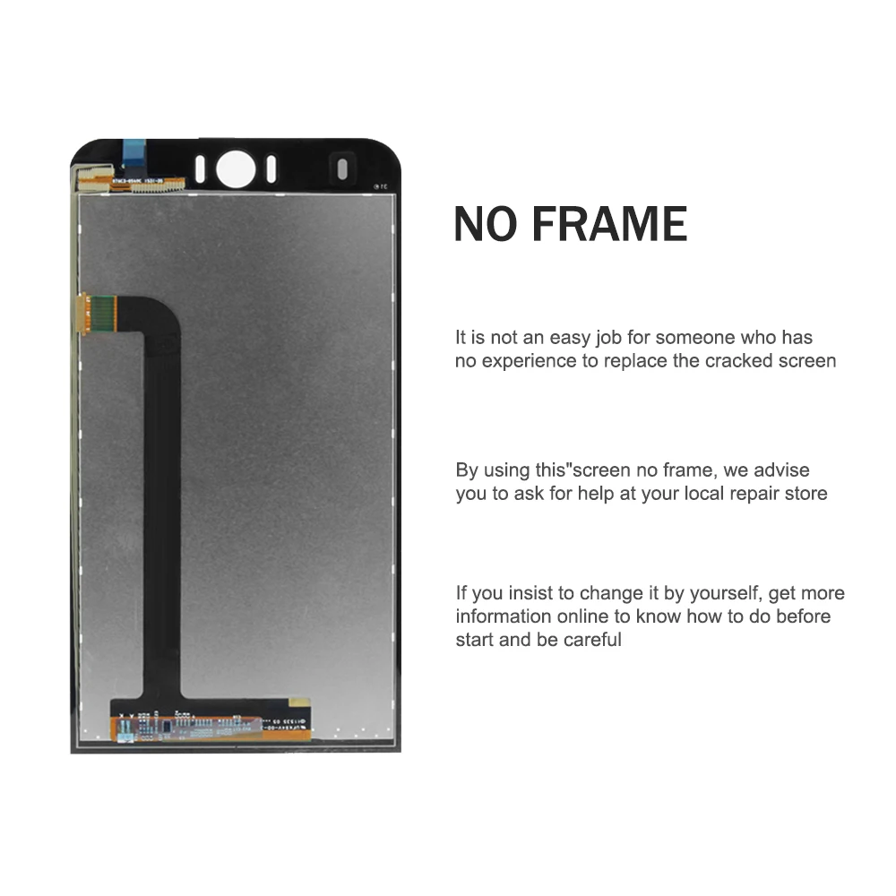 100% тест 5 &quotдля ASUS Zenfone Selfie ZD551KL ЖК дисплей сенсорный экран дигитайзер сборка