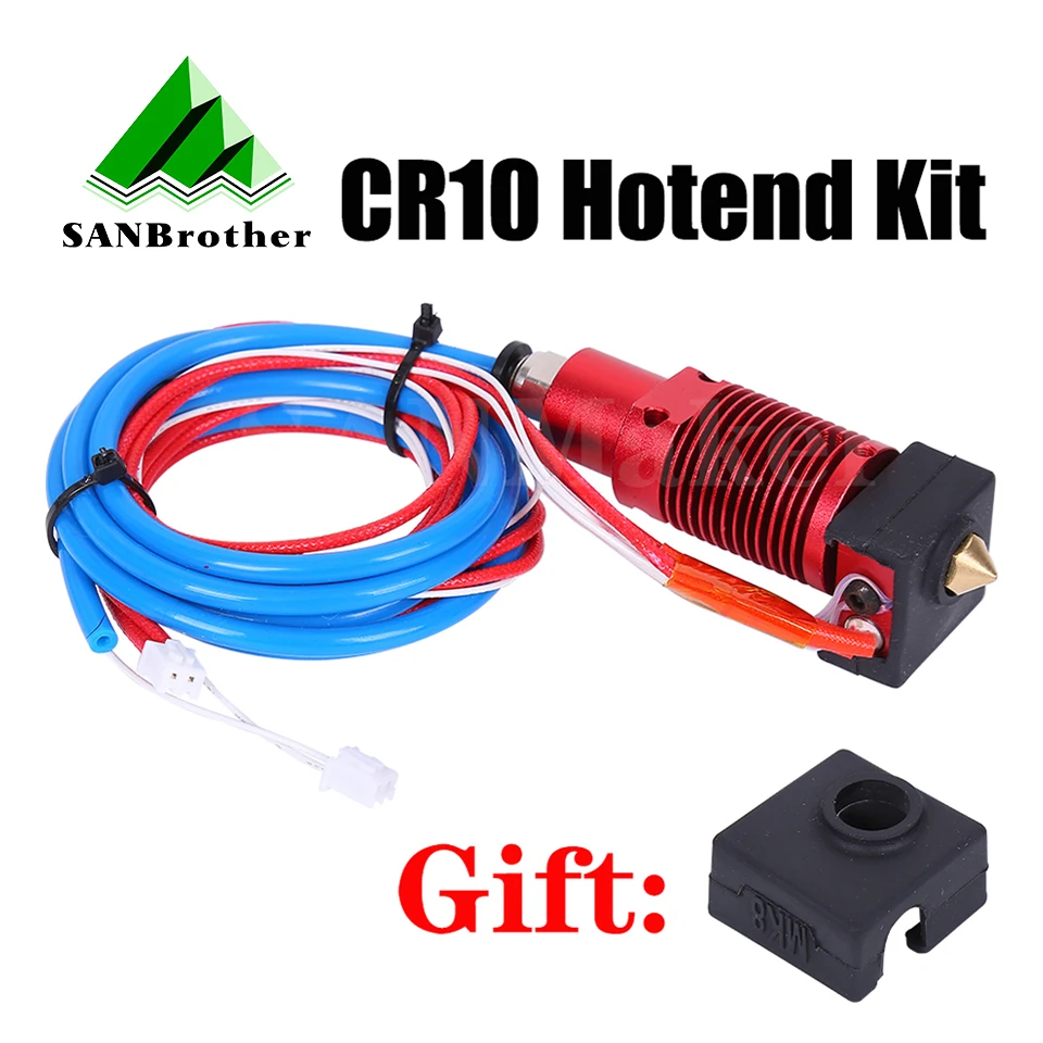 MK8 Собранный экструдер Горячий Конец комплект для принтера Ender 3 CR10 сопло 1 75 мм 0 4