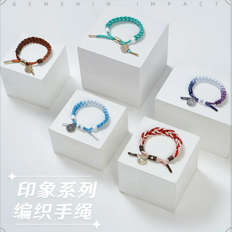 

Anime Jewelry Game Genshin Impact Cosplay Diy Accessories Venti Klee Zhongli Barbara Keqing Bracelet