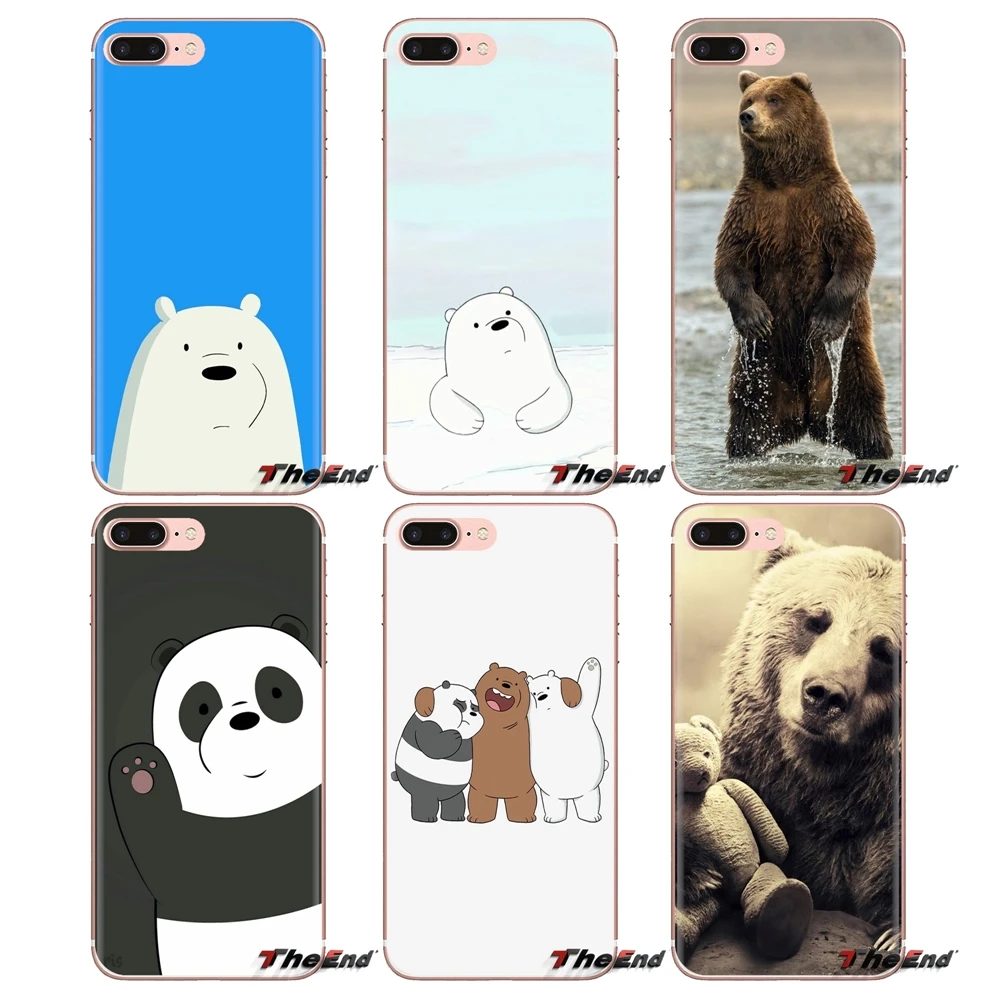 animals bears Soft Transparent Shell Covers For Samsung Galaxy J1 J2 J3 J4 J5 J6 J7 J8 Plus 2018 Prime 2015 2016 2017 |