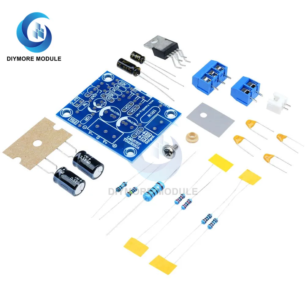 Моноусилитель LM1875T комплект для самостоятельной сборки аудио Hi Fi 30 Вт усилитель