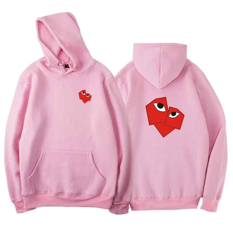 Осень 2019 PLAY мужские толстовки хип хоп толстовка повседневная новинка длинный