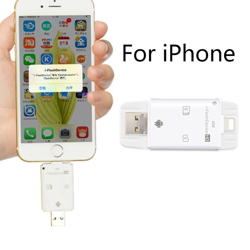 Micro USB OTG кард-ридер MicroSD TF SD карта для iPhone 11 Pro XS MAX XR 6 7 8 PLUS 5 5S 6S 6 PLUS/samsung/LG Android OTG телефон