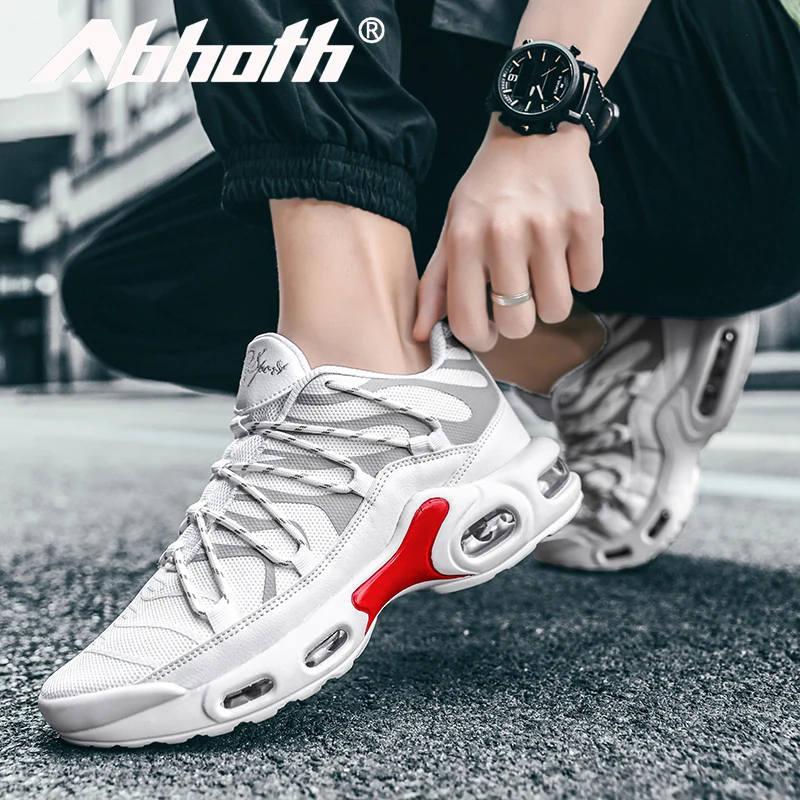 

Abhoth Men's Lightweight Running Shoes Breathable Mesh Sports Shoes Cushion Stretch Running Shoes Training Shoes Men's Shoes