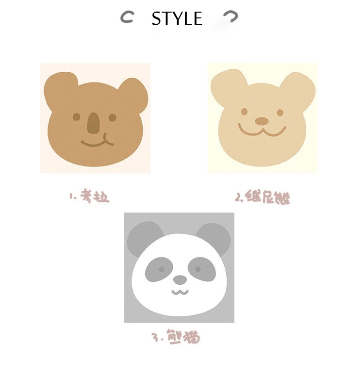 50 листов Kawaii панда, коала блокнот ежедневный DIY клейкий блокнот для заметок Escolar Papelaria школьные принадлежности милые канцелярские принадлежности